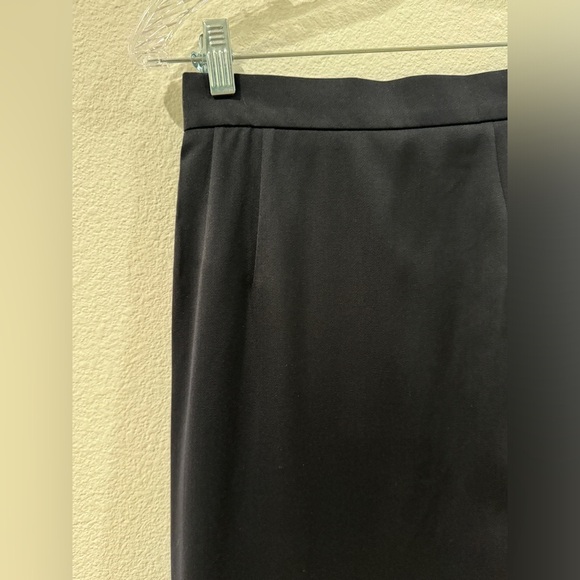 Vintage Escada by Margaretha Ley 100% Wool Black Pencil Skirt Size 36 - Picture 2 of 15